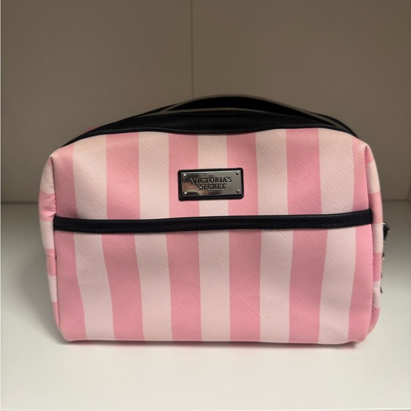 Victoria's Secret Pink Striped Toiletry Bag - Picture 1 of 3